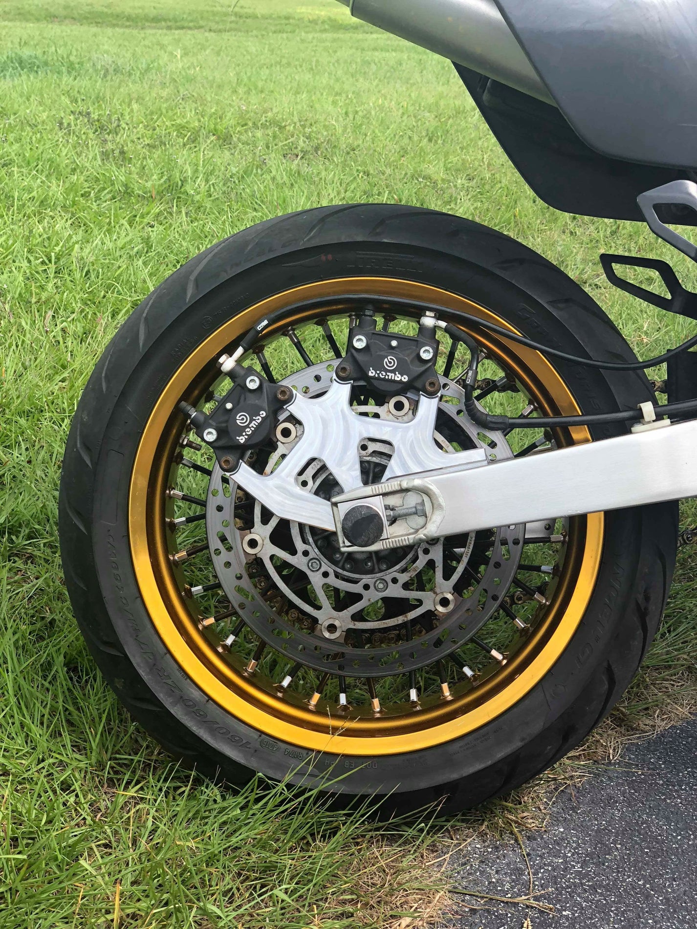 DRZ400SM Dual Caliper Hand Brake Bracket MANICMACHINING