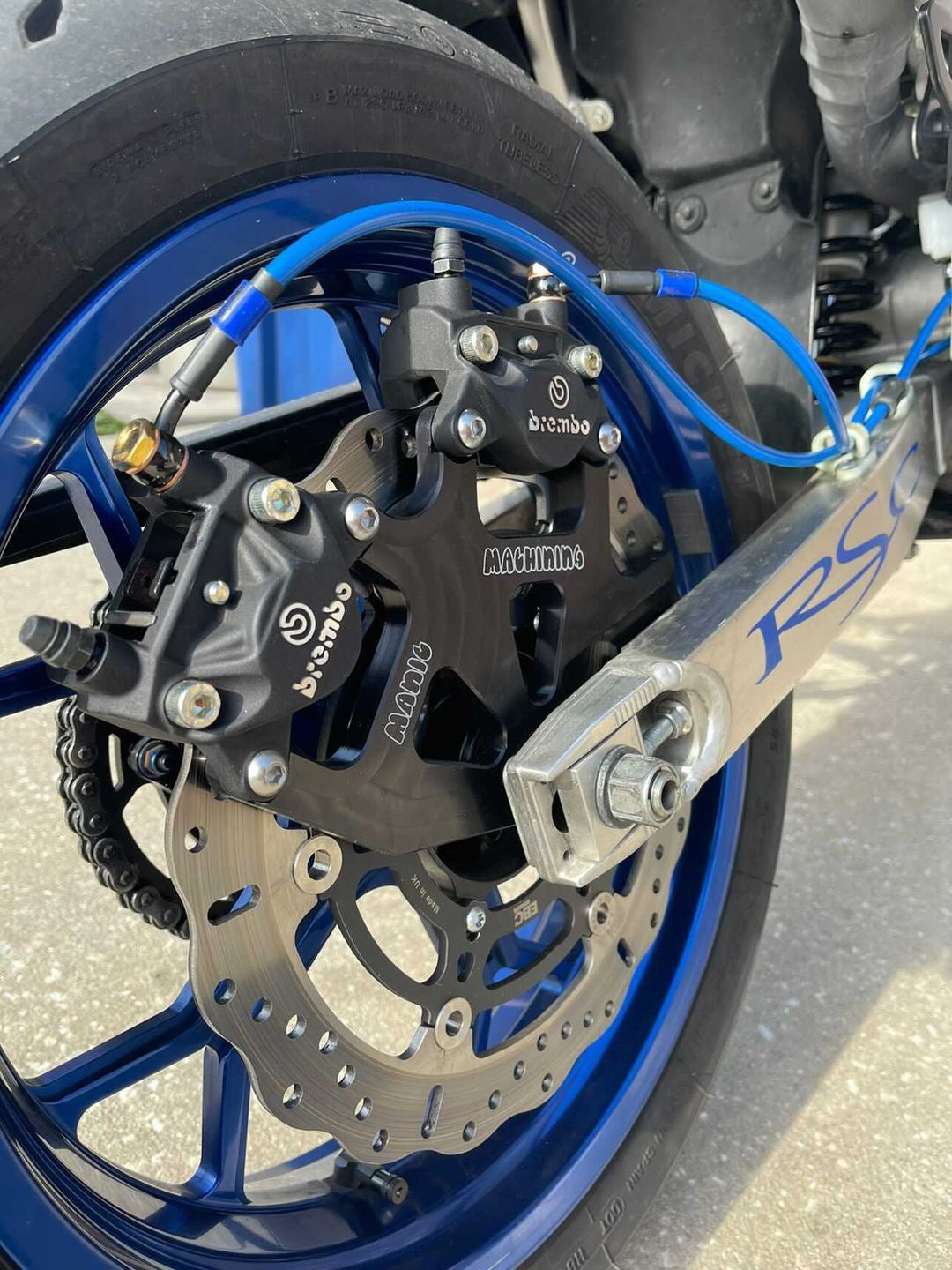 DRZ400SM Dual Caliper Hand Brake Bracket